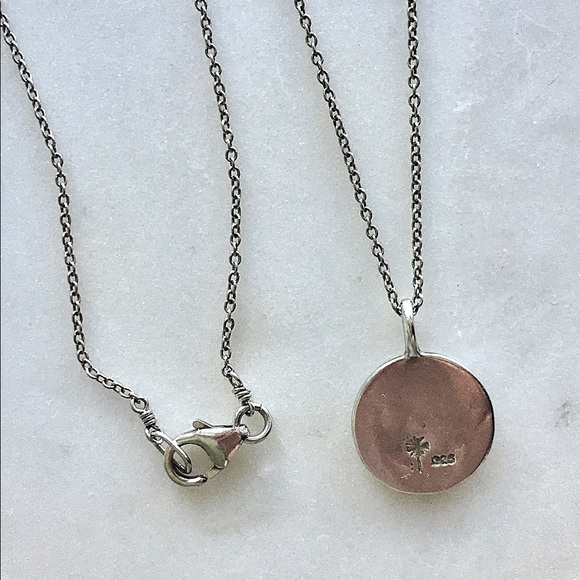 Sterling Silver Lotus Flower Necklace - Picture 4 of 4